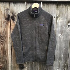 Patagonia better sweater brown full zip fleece Jacket mens size medium